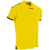 Hummel Fyn Shirt Korte Mouw Heren - Geel Rood