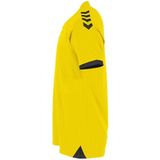 Hummel Fyn Shirt Korte Mouw Heren - Geel Rood