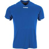 Hummel Fyn Shirt Korte Mouw Heren - Royal Wit