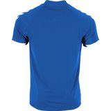 Hummel Fyn Shirt Korte Mouw Heren - Royal Wit