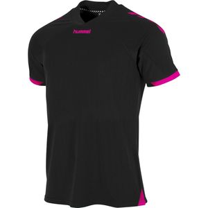 Hummel - Fyn Shirt Korte Mouw - Zwart / Wit - 100% Gerecycled Polyester