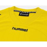 Hummel Fyn Shirt Korte Mouw Dames - Geel Zwart