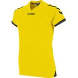 Hummel Fyn Shirt Korte Mouw Dames - Geel Zwart