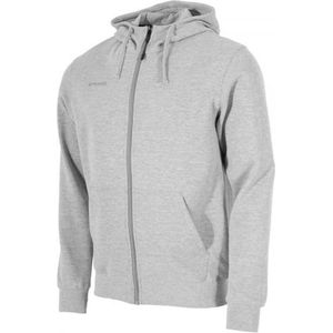 Stanno - Base Hooded Full Zip Sweat Top - Grijs - Katoen/Polyester/Elastaan