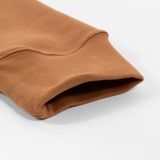 Stanno - Base Hooded Full Zip Sweat Top - Bruin - Katoen/Polyester/Elastaan