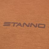 Stanno - Base Hooded Full Zip Sweat Top - Bruin - Katoen/Polyester/Elastaan