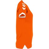 Hummel Fyn Shirt Korte Mouw Dames - Oranje Wit