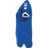 Hummel Fyn Shirt Korte Mouw Dames - Royal Wit