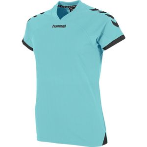 Hummel Fyn Shirt Korte Mouw Dames - Munt Zwart