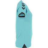 Hummel Fyn Shirt Korte Mouw Dames - Munt Zwart