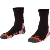 Move Crew Socks - Zwart - Jacquard Breisel - Voetbed met Nanofront
