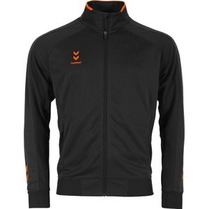 Hummel Tulsa Polyestervest Kinderen - Zwart / Oranje | Maat: 140