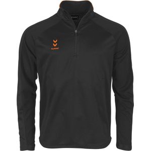 Tulsa Quarter Zip Top Zwart-Oranje 2XL