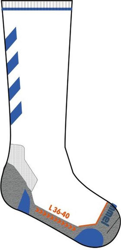 Hummel - Motion Crew Socks - Wit - Sportsokken