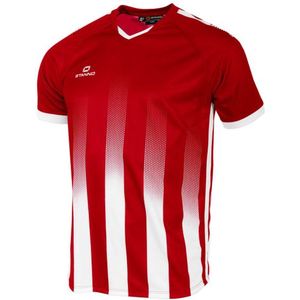 Vivid Shirt Rood-Wit 3XL