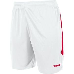 Hummel Boston Short Kinderen - Wit / Rood