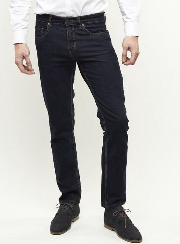 Palm S02 - Modern fit, blue/ black stretch denim