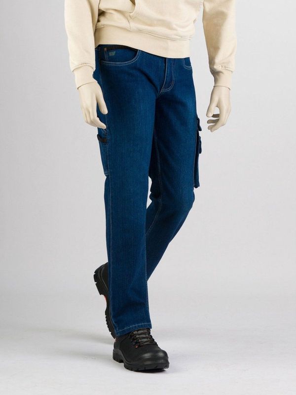 247 Jeans - Rhino S20 - Werkjeans - Medium Blue - Stretch Denim