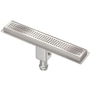 Van den Berg RVS douchegoot - 90 cm - voorzien van onderuitloop