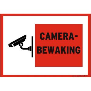 CombiCraft bord Camera bewaking - 30x21 cm