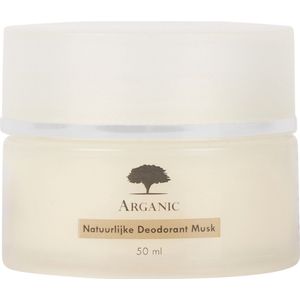 Natuurlijke Deodorant met Verzorgende Arganolie - Musk - 50 gram