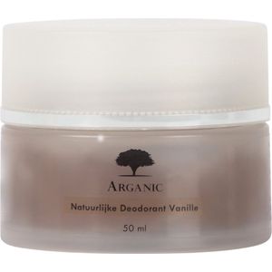 Natuurlijke Deodorant met Verzorgende Arganolie - Vanille - 50 gram
