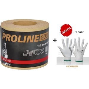 Proline Gold Schuurrol 115mm x 25m 80 Grit