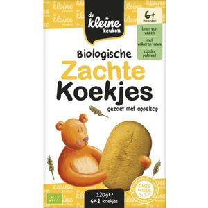 de Kleine Keuken Bio Zachte Koekjes 120 gr