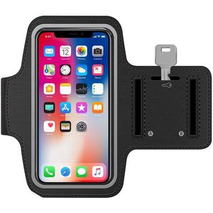 Apple iPhone 6 Plus/6S Plus Sportarmband - Zwart - Verstelbaar