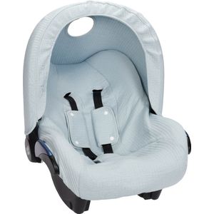 Little Dutch Pure Soft Blue - Baby Jongens & Meisjes - Hoes autostoeltje 0+