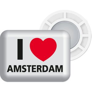 BibBits Startnummer Magneetjes I Love Amsterdam