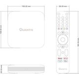 Quantis - QE700 - Streaming Box - 32 GB - Android Google TV - 4K UHD