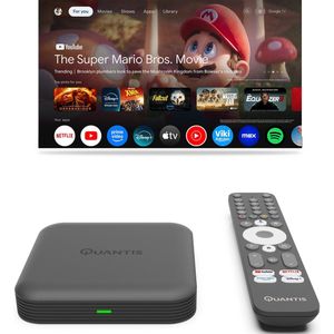 Quantis - QE700 - Streaming Box - 32 GB - Android Google TV - 4K UHD