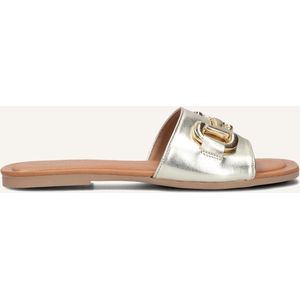 Notre-V - 886L - Slippers - Goud - Leer