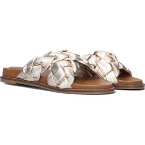 Notre-V 906009 Slippers - Dames - Goud - Gevoerd Leer