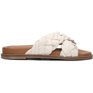 Notre-V - 906009 - Slippers - Beige - Gevoerd Leer
