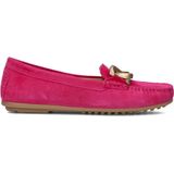 Notre-V - 1202 - Mocassins - Roze - Suède - Leer Gevoerd