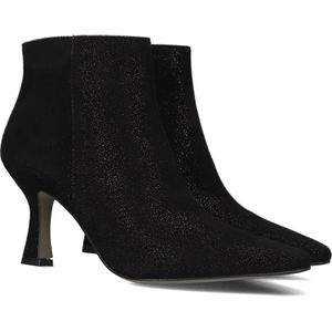 Notre-V - 21033 - Enkellaarsjes - Zwart - Suède met Glitters