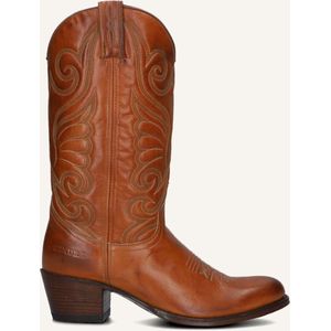 Sendra - Cowboylaarzen - Bruin - Leer - Vlammenpatroon