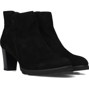 Notre-V Patricia-01 Enkellaarsjes - Enkelboots met rits - Dames - Zwart