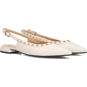 Notre-V 12270 Hakken Dames - Beige - Leer - Met Gespsluiting