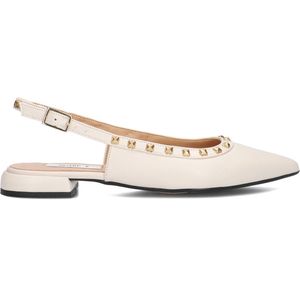 Notre-V - 12270 - Hakken - Beige - Leer - Met Studs