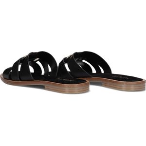 Notre-V - 22718 - Slippers - Zwart - Leer