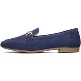 AYANA - 4788 - Loafers - Blauw - Suéde - Goudkleurige Detail