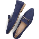 AYANA - 4788 - Loafers - Blauw - Suéde - Goudkleurige Detail