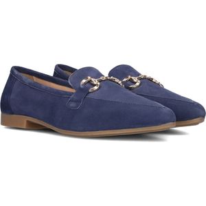 AYANA - 4788 - Loafers - Blauw - Suéde - Goudkleurige Detail