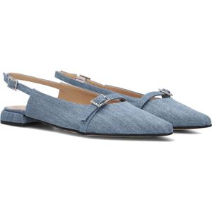 Notre-V - Slingbacks - Blauw - Denim - Gesp