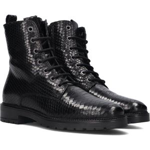 Notre-V - 2BODY215 - Veterboots - Zwart - Leer - Rits