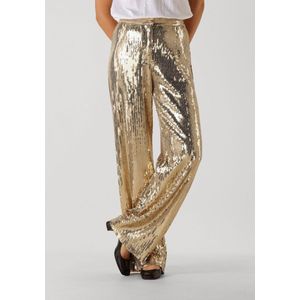 Notre-V - Broek - Geel - Dames - Gouden Pailletten Nv-Engelina