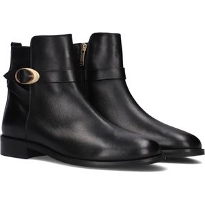 Notre-V 3262 Enkellaarsjes - Enkelboots met rits - Dames - Zwart